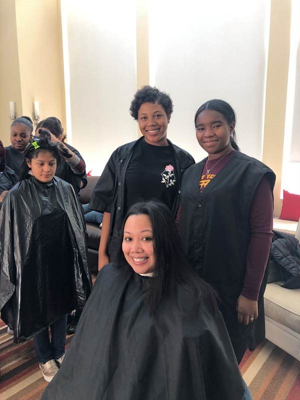 The Mount Vernon High School Students Volunteer Cosmetology Services to ...